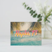 Neapel Florida träumend  Postkarte (Stehend Vorderseite)