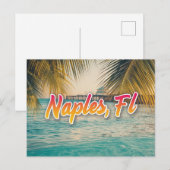 Neapel Florida träumend  Postkarte (Vorne/Hinten)
