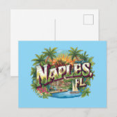 Neapel Florida träumend Postkarte (Vorne/Hinten)