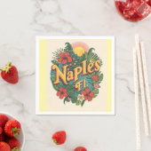 Neapel Florida träumend  Serviette (Beispiel)