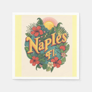 Neapel Florida träumend Serviette