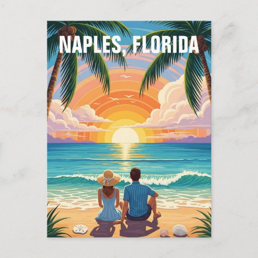 Neapel Florida Travel Postkarte (Vorderseite)