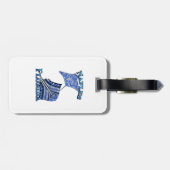 Neapel Florida Vacation Tribal Stingray Gepäckanhänger (Rückseite horizontal)
