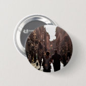 Neapel-Gebäude Button (Vorne & Hinten)