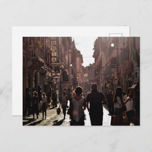 Neapel-Gebäude Feiertagspostkarte (Vorne/Hinten)