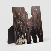 Neapel-Gebäude Fotoplatte (Vorderseite)
