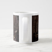 Neapel-Gebäude Jumbo-Tasse (Rückseite)