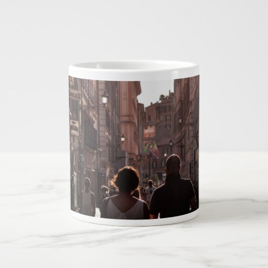 Neapel-Gebäude Jumbo-Tasse (Vorderseite)