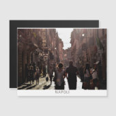 Neapel-Gebäude (Napoli) Magnetkarte (Vorne/Hinten)