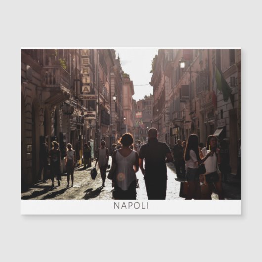 Neapel-Gebäude (Napoli) Magnetkarte (Vorderseite)