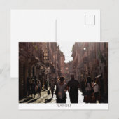 Neapel-Gebäude (Neapel) Einladungspostkarte (Vorne/Hinten)