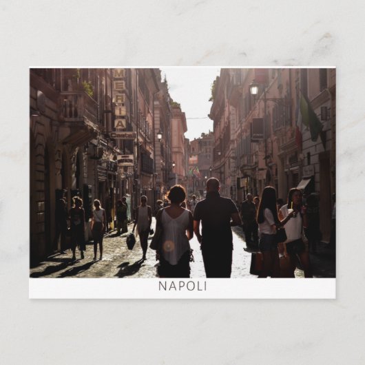 Neapel-Gebäude (Neapel) Einladungspostkarte (Vorderseite)