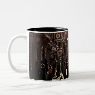 Neapel-Gebäude (Neapel) Zweifarbige Tasse