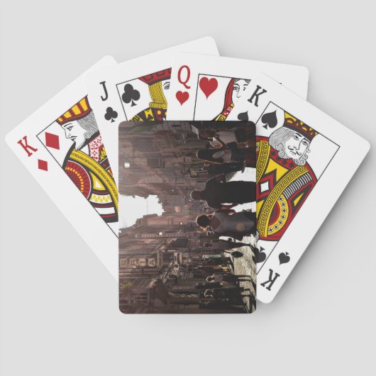 Neapel-Gebäude Spielkarten (Rückseite)