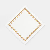 Neapel - Grenze zu den Blätter des Eisernen Golden Serviette (Ecke)