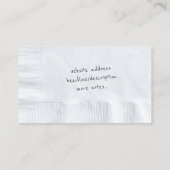 Neapel-Hintergrunderfahrkarte Visitenkarte (Rückseite)