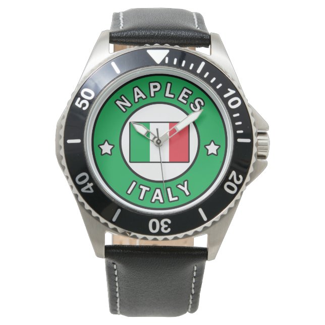 Neapel Italien Armbanduhr (Vorderseite)