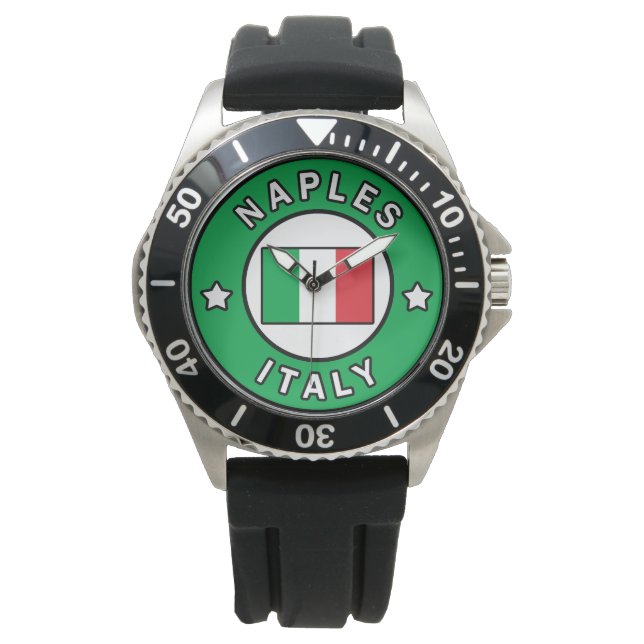 Neapel Italien Armbanduhr (Vorderseite)