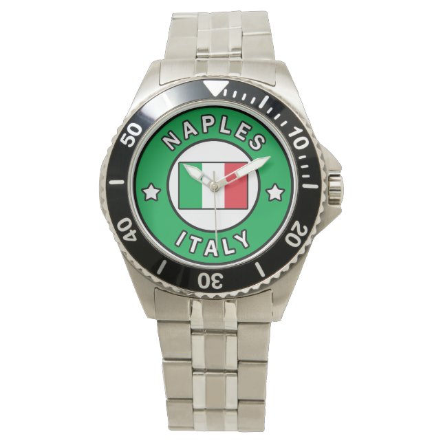 Neapel Italien Armbanduhr (Vorderseite)