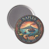 Neapel Italien Berg Vesuv Reisen Magnet (Vorderseite/Rückseite)