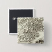 Neapel, Italien Button (Vorne & Hinten)