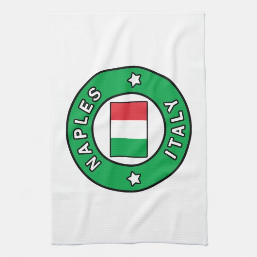 Neapel Italien Geschirrtuch (Vertikal)