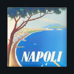 Neapel Italien Jahrgänge Reisen Magnet<br><div class="desc">Neapel Italien - Jahrgangsmagnet</div>
