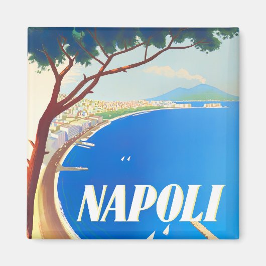 Neapel Italien Jahrgänge Reisen Magnet (Vorne)