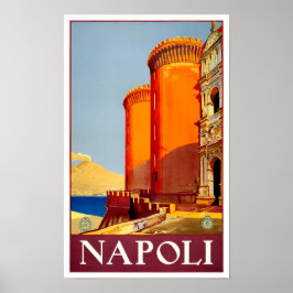 Neapel Italien Jahrgänge Reisen Poster