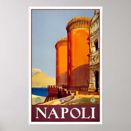 Neapel Italien Jahrgänge Reisen Poster (Vorne)