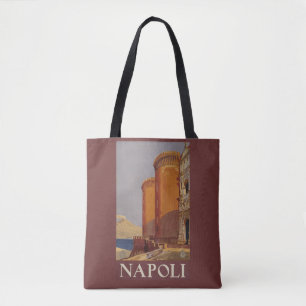 Neapel Italien Jahrgangsreisetaschen Tasche