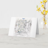 Neapel Italien Karte (Gelbe Blume)