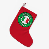 Neapel Italien Kleiner Weihnachtsstrumpf (Vorderansicht (hängend))