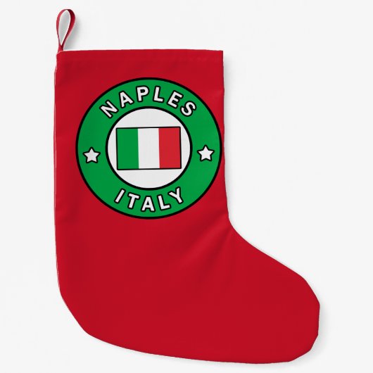 Neapel Italien Kleiner Weihnachtsstrumpf (Vorderseite)