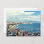 Neapel Italien Küstenlinie Foto Postkarte (Vorne/Hinten)