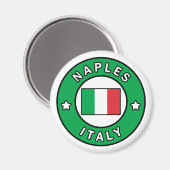 Neapel Italien Magnet (Vorderseite/Rückseite)