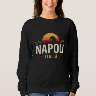 Neapel Italien Napoli Golf von Neapel Italien Retr Sweatshirt