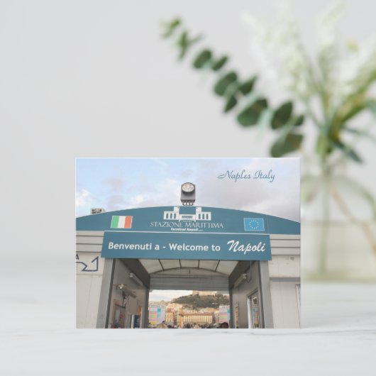 Neapel, Italien, Neapel, Fotografie, Postkarte (Stehend Vorderseite)