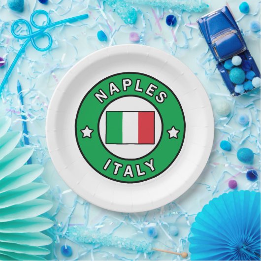 Neapel Italien Pappteller (Party)