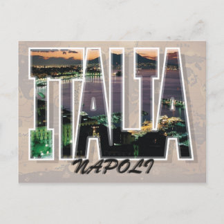 Neapel, Italien Postkarte