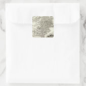Neapel, Italien Quadratischer Aufkleber (Tasche)