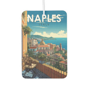 Neapel Italien Reise Kunst Vintage Autolufterfrischer