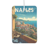Neapel Italien Reisen Kunst Vintag Autolufterfrischer (Vorderseite)