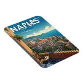 Neapel Italien Reisen Kunst Vintag Magnet (Rechte Seite)