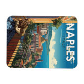 Neapel Italien Reisen Kunst Vintag Magnet (Horizontal)