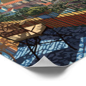 Neapel Italien Reisen Kunst Vintag Poster (Ecke)