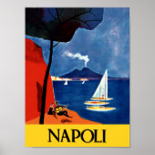 Neapel, Italien Reiseplakat Poster (Vorne)