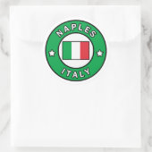 Neapel Italien Runder Aufkleber (Tasche)