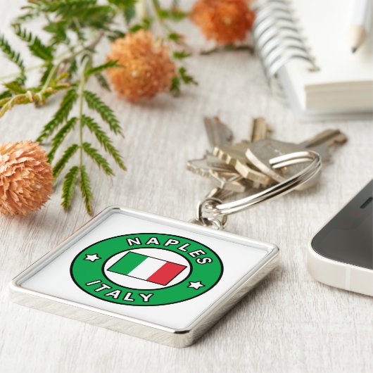 Neapel Italien Schlüsselanhänger (Seite)
