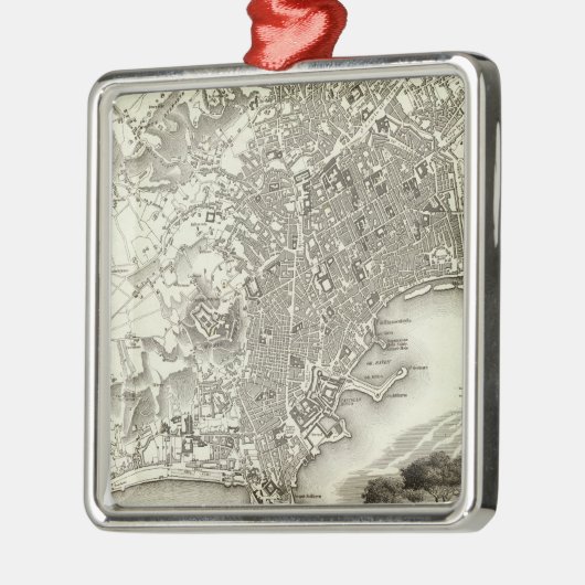 Neapel, Italien Silbernes Ornament (Links)